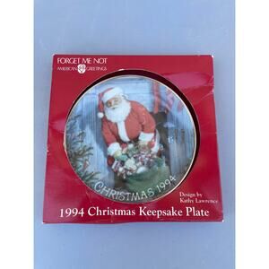 1994 Christmas Keepsake Porcelain Plate from American Greetings
